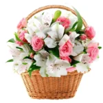 Корзина с цветами Любовная вспышка
