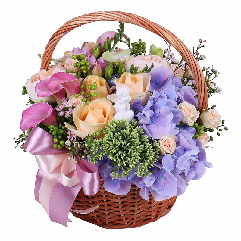 Корзина с цветами Райское место